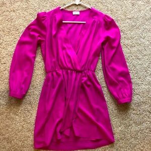 Bridget Bailey magenta size small dress